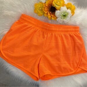 Women’s Orange Athletic Shorts Danskin Sz MED